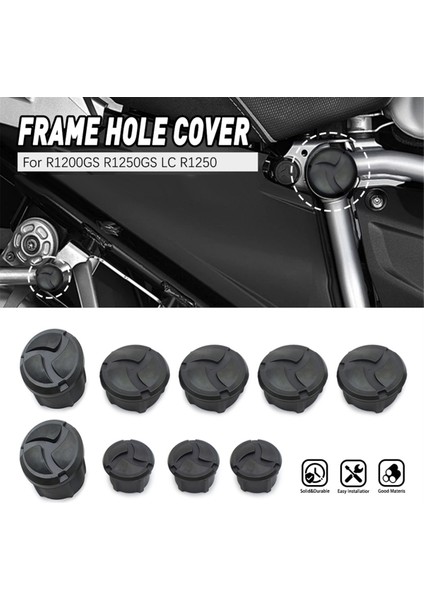 Bmw R1200GS Lc Macerası Için Motosiklet Çerçeve Deliği Kapak Çerçevesi Delik Fiş Kapağı 2014-2018 R1250GS Macera 2018-2023 (Yurt Dışından) fiyatları