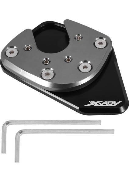 Motosiklet Tarafı Stand Pad Kickstand Honda Xadv Xadv X-Adv 750 2017-2019 Titanyum (Yurt Dışından)