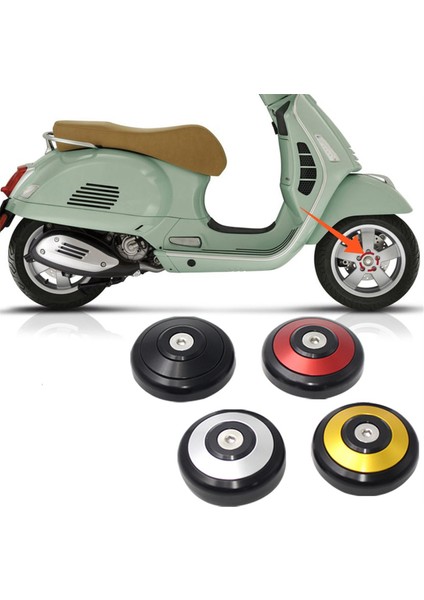 Motosiklet Hubcaps Tekerlekler Vespa Gts 300 Gtv 300 Motosiklet Aksesuarları Için Merkez Hub Kapakları Sarı (Yurt Dışından) indirimleri