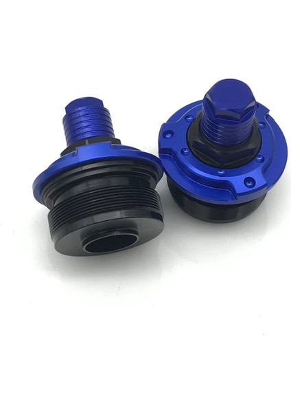 Yamaha Yzf R15 V3 Ön Şok Emici Vidalı Kapak Kapağı Ön Tifmeciler Çatal Bolts Cnc Motosiklet Aksesuarları Mavi (Yurt Dışından)