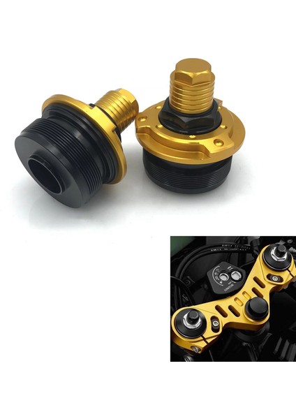 Yamaha Yzf R15 V3 Ön Şok Emici Vidalı Kapak Kapağı Ön Tifmeciler Çatal Bolts Cnc Motosiklet Aksesuarları Mavi (Yurt Dışından) modelleri
