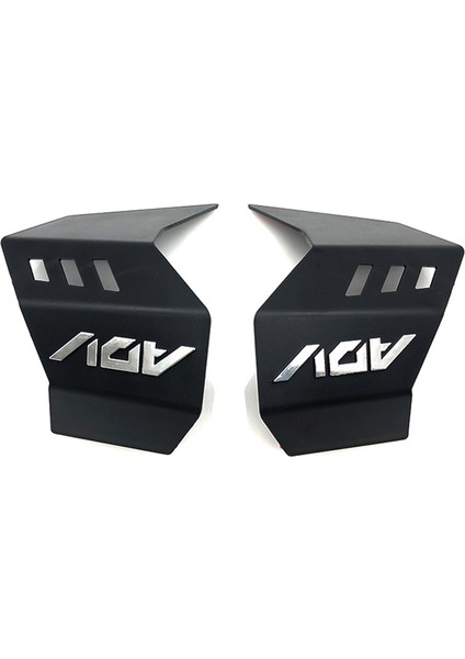 Motosiklet Yan Spoiler Yan Rüzgar Ön Kapısı Koruyucu Kanat Honda Adv 160 2023 2024, Abs Siyah (Yurt Dışından)