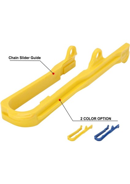 Suzuki DRZ400 DRZ400E Için Motosiklet Zinciri Kılavuzu Kaydırıcı Salınım Kolu Koruyucu DRZ400S 2000-2018 - Sarı (Yurt Dışından) modelleri
