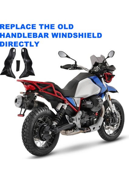 Motosiklet Aksesuarları Handguard Uzantıları Moto Guzzi V85TT V 85 Tt 2019-2023 Siyah Için El Koruma Ön Cam (Yurt Dışından) fırsatları
