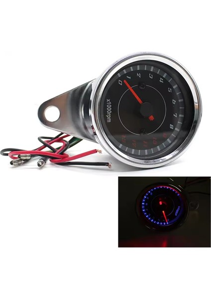 Mavi LED Arka Işığı ile Dc 12V Motosiklet Takometresi 1000RPM Analog Taşometre Rpm Gösterge Motosiklet Tako Göstergesi (Yurt Dışından) indirimleri