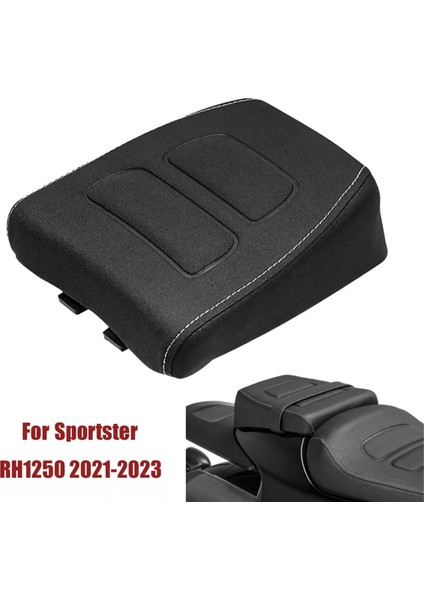 Motosiklet Siyah Arka Yolcu Koltuk Pullu Yastık Pedi Sportster S 1250 RH1250S 2021-2024 2023 (Yurt Dışından) modelleri