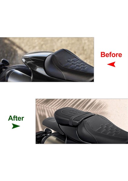 Motosiklet Siyah Arka Yolcu Koltuk Pullu Yastık Pedi Sportster S 1250 RH1250S 2021-2024 2023 (Yurt Dışından) fırsatları