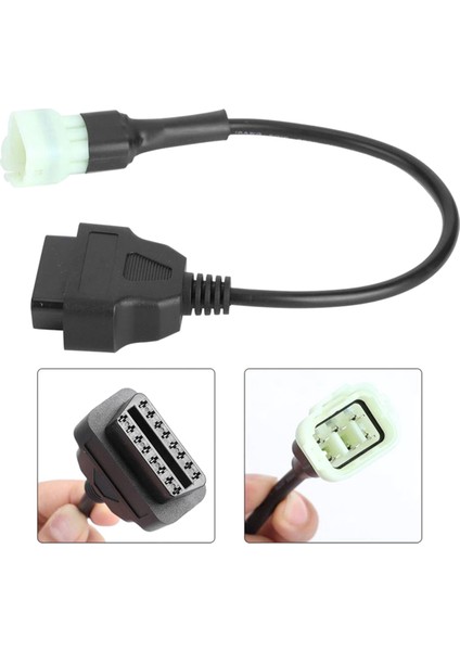 Ktm Obd2 Motosiklet Konnektörü Kt Mobd2 Için 6 Pin - 16 Pin Motosiklet Adaptör Kablosu Yedek Motosiklet Aksesuarları (Yurt Dışından) fiyatları