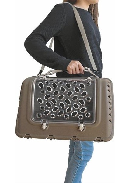 P-Bag Omuz Askılı Şeffaf Kapılı Taşıma Çantası