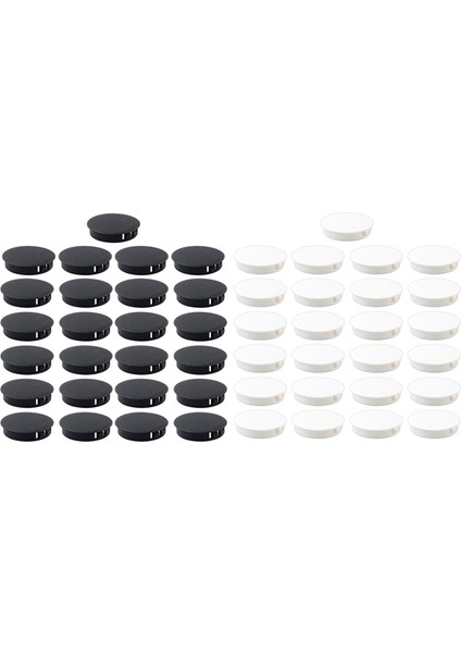 50 Pcs Bahçe Plastik Delek Tapa Yuvarlak Mobilya Masa Kapağı Toka Tipi Sızdırmazlık Kapağı Vida Delik Kapağı Dekoratif Kapak (Yurt Dışından)