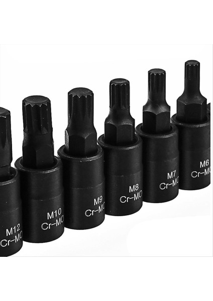 10PCS 12 Nokta Soket Anahtarı Seti Evrensel 3/8 Kare Sürücü Soket Seti M4-M16 Soket Kiti (Yurt Dışından) indirimleri