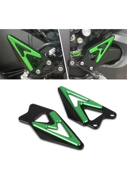 Kawasaki ZX-6R/ZX6R 2019-2025 Için Motosiklet Ayak Dönemi Pedal Topuk Koruma Ayak Peg Koruyucu Aksesuarlar (Yurt Dışından) modelleri