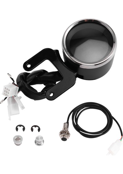 Evrensel 12V Motosiklet LCD Dijital Yolcayı Hız Türometresi Takometre Yakıt Göstergesi (Yurt Dışından) fiyatları