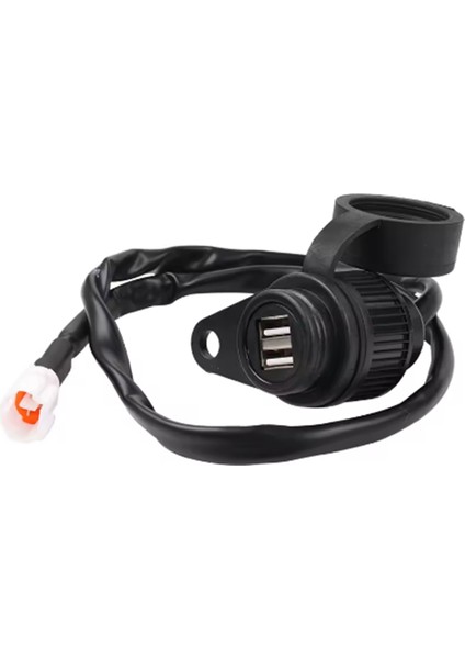 Yamaha Mt-09 Mt-07 XSR700 XSR900 Için Motosiklet Çift USB Şarj Cihazı Şarj Cihazı Soket Adaptörü (Yurt Dışından)