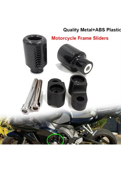 Kesilmiş Motosiklet Çerçevesi Kaydırıcıları Yok Çarpışma Stator Kasası Honda CBR600RR Cbr 600RR Cbr 600 Rr 2007-2008 (Yurt Dışından) indirimleri