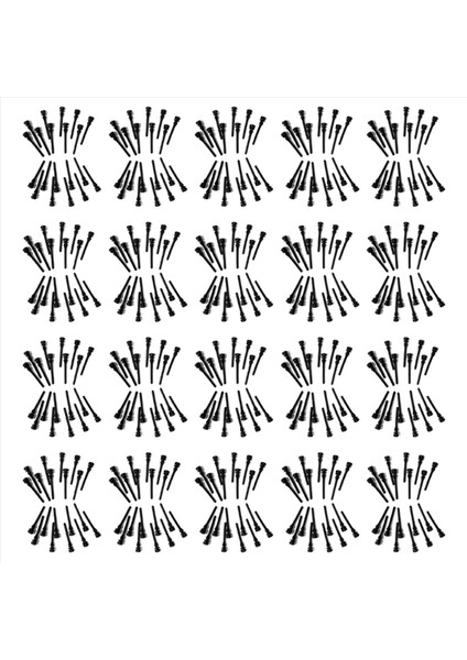 400PCS Siyah Pc Fan Fan Kauçuk Vida Sönümleme Çivi Titreşim Sönümleme Silikon Vidalı Pin Perçin (Yurt Dışından)