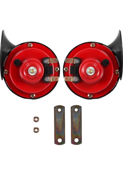 Evrensel Araba Boynuz Yüksek Basınç Klaxon Hoparlör 12V Su Geçirmez 500DB Salyangoz Ağlama Hava Boynuzu Vespa Loudnes Araba Motosiklet (Yurt Dışından) fiyatları