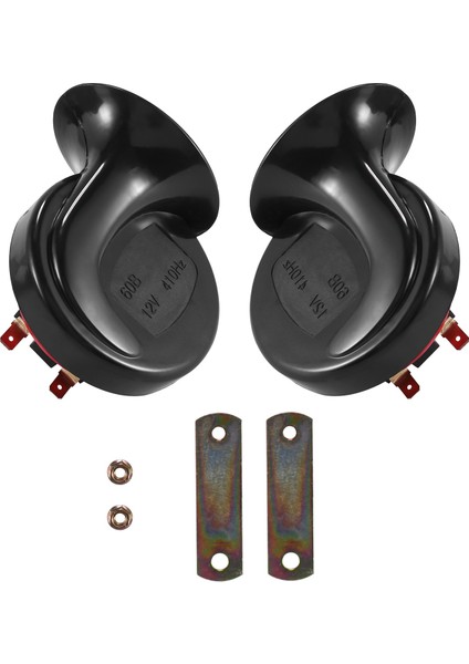 Evrensel Araba Boynuz Yüksek Basınç Klaxon Hoparlör 12V Su Geçirmez 500DB Salyangoz Ağlama Hava Boynuzu Vespa Loudnes Araba Motosiklet (Yurt Dışından) modelleri
