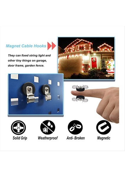 22MM Manyetik Kablo Klipsleri Anti-Çizik Manyetik Kancalar Ağır Hizmet Tipi Kayma Önleyici Kablo Klipsleri Güçlü Mıknatıs Kablosu Tutucusu 8pc (Yurt Dışından) modelleri