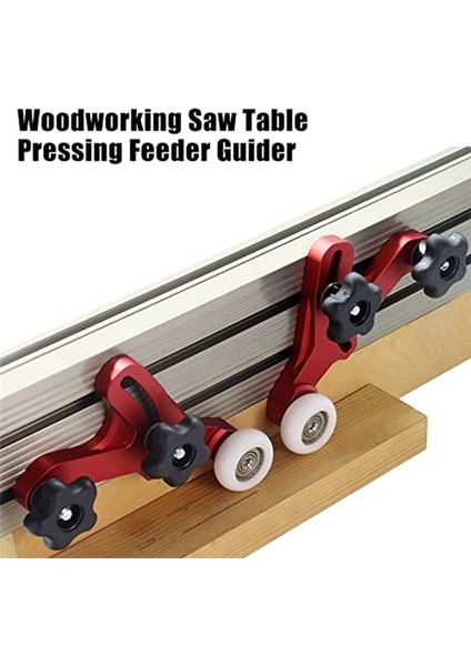 Çift Evrensel Ayarlanabilir Tablo Tüylü Loc Tahtaları Masa Testere Kılavuzları Için Hassas Stok Kılavuzları Ahşap Işleme Araçları (Yurt Dışından) indirimleri