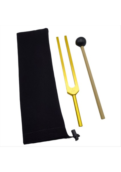 Alüminyum Alaşım Ayarlama Çatal Seti Ses Terapisi Enstrümanı Müzik Aleti Aksesuarları Iş Stresini Hafifletir F285Hz (Yurt Dışından)