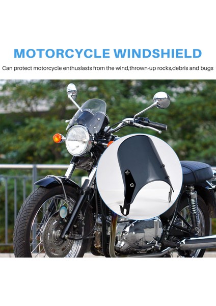 Motosiklet Far Kaplama Ön Cam Ön Cam Triumph Bonneville 2001-2017, T100 2003-2017 (Duman) (Yurt Dışından) fırsatları