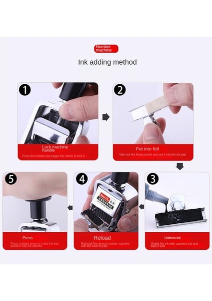 Otomatik Kodlayıcı 4digit Makine Üretim Tarihi Kılavuz Kodlayıcı Numaralandırma Advance Makine Hızlı Kurucu Mürekkep Siyah (Yurt Dışından) fırsatları