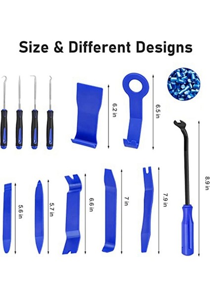 12PCS Otomatik Trim Kaldırma Aracı Seti Pry Araçları Kiti Kapı Paneli Çıkarma Aracı Bağlantı Müdürü Çıkartma Otomotiv Kanca Seti (Yurt Dışından) fiyatları