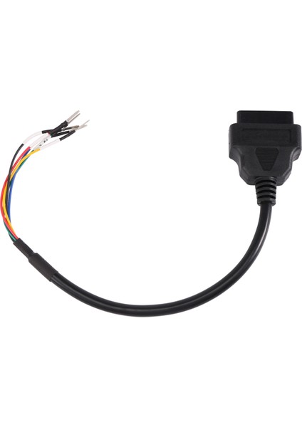 16 Pin Obd Obd2 Dişi K Hattı, Jumper Test Cihazı Konnektörü Arabası Teşhis Kablosu Kablosu Pigtail Satır (Yurt Dışından) fiyatları