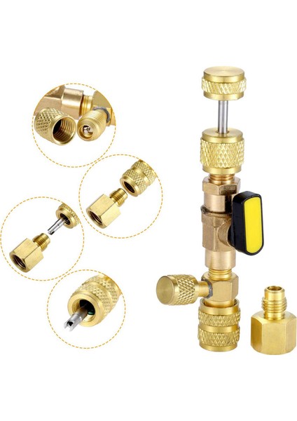 2x R410A R22 Valf Çekirdeği Çıkarma Aracı Çift Boyutlu Sae ile 1/4 ve 5/16 R404A R407C R12 R32 Hvac Sistemi (Yurt Dışından) indirimleri