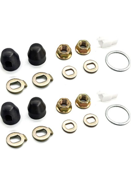 M14 2set Ebıke Tekerlek Motor Mili 14MM Mil Vidalı Kaplama Çöpçi/ara/somun Kapağı 500-5000W Motor Için E-Bisiklet Tekerleği Kilidi (Yurt Dışından)