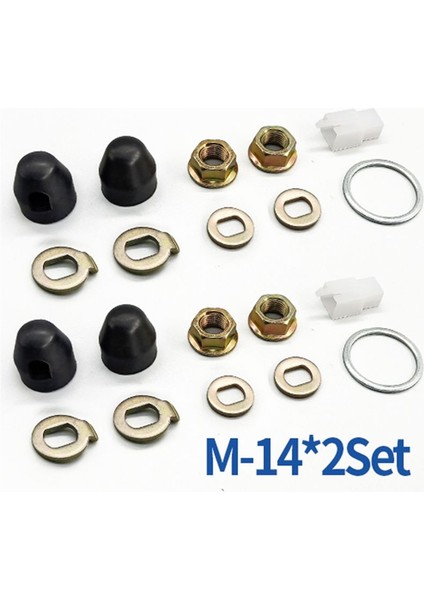 M14 2set Ebıke Tekerlek Motor Mili 14MM Mil Vidalı Kaplama Çöpçi/ara/somun Kapağı 500-5000W Motor Için E-Bisiklet Tekerleği Kilidi (Yurt Dışından) fiyatları