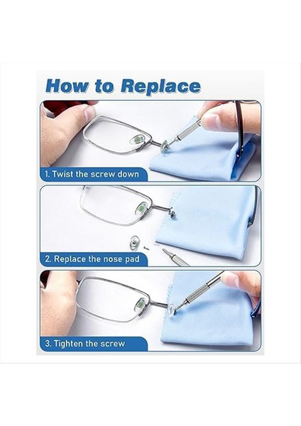 Gözlük Burun Pedleri Yumuşak Silikon Gözleri Gözlük Burun Pad 12 Çift Burun Pedli 24 Evrensel Vidalı (Yurt Dışından) modelleri