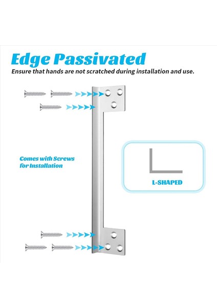 4 Adet Kapı Mandal Koruma Plakası Outswing Açısı Mandal Koruyucu Kapı Mandal Kapağı Mandal Kalkan L Şekilli Güvenlik 11 Inç (Yurt Dışından) modelleri