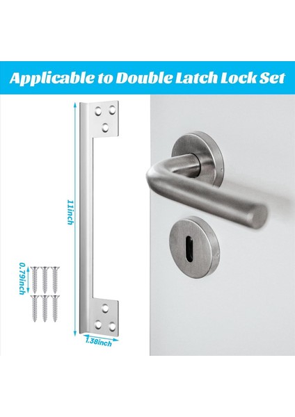 4 Adet Kapı Mandal Koruma Plakası Outswing Açısı Mandal Koruyucu Kapı Mandal Kapağı Mandal Kalkan L Şekilli Güvenlik 11 Inç (Yurt Dışından) fırsatları