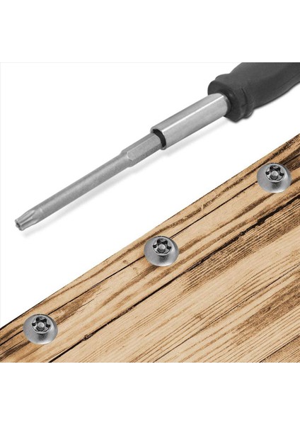 22 Paket 75MM Torx Kafa Tornavida Bit Seti 1/4 Inç Hex Shank T6-T40 Yıldız Tornavida Takım Kiti 1 Paket Tutma (Yurt Dışından)