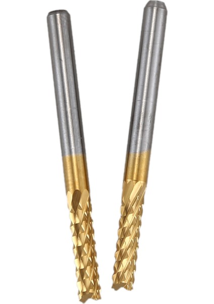 3 175MM 10PCS Kaplamalı Çilek Pcb Freze Kesici Mısır Diş Metal Tungsten Karbür Cnc Gravür Yönlendirici Ağaç Işleme (Yurt Dışından) fırsatları