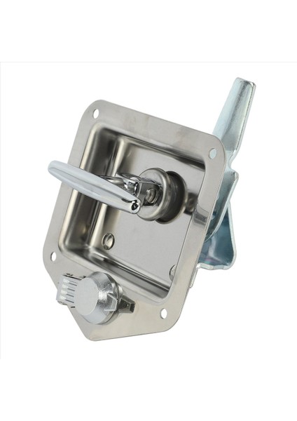 3x Paslanmaz Çelik Katlanır T-Şekilli Tutar Kilit Alet Kutusu Key Kamyon Römork Araç Kutusu Elektrik Kabini (Yurt Dışından) indirimleri