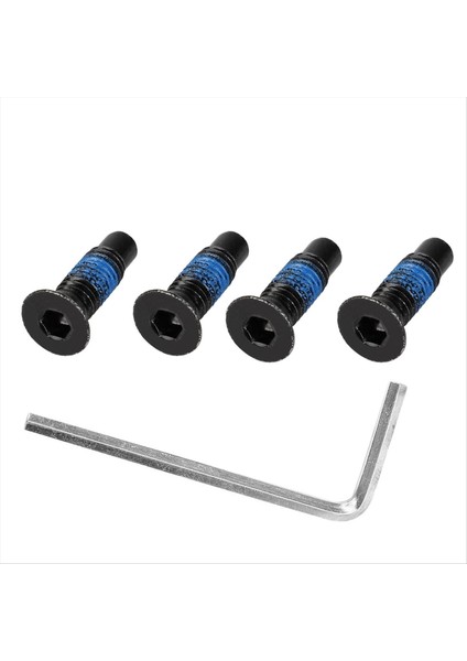 Frontal Baş Vidalı M365/9 Scooter Vidalı Kauçuk Kırık Anti-Breakage Scooter Aksesuarları (Yurt Dışından)