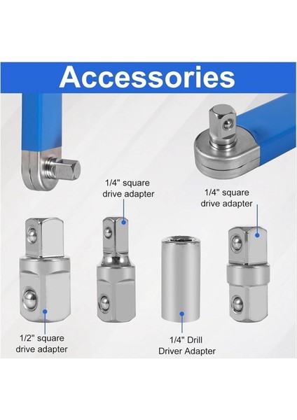 Etki Hazır Ofset Uzantı Anahtarı Sıkı Erişim Sıkı Sıkı Sıkı Sıkı 1/2 Inç 1/4 Inç ve 3/8 Inç Sürücü Adaptörleri Sıkı Alan Için (Yurt Dışından) fırsatları