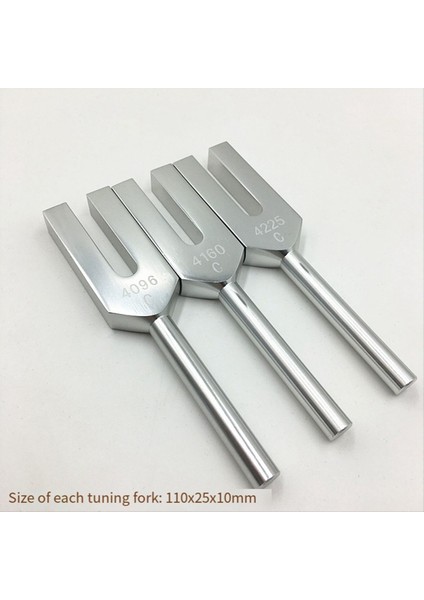 Angel Tuning Fork Seti - 4096 Hz 4160 Hz 4225 Hz - Ahşap Grev ve Depolama Torbası ile Terapötik Alet Seti (Yurt Dışından) modelleri