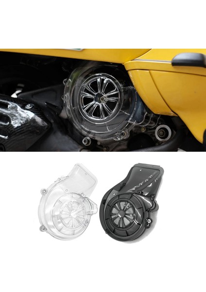 Motosiklet Akrilik Fan Kapak Motoru Yan Koruyucu Vespa Sprint Primavera 50 150 2013-2022 Füme Siyah (Yurt Dışından) indirimleri