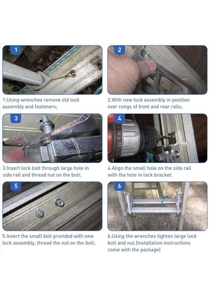 2x Uzatma Merdiveni Sabitleme Toka Kiti 28-11 Uyumlu Alüminyum Uzatma Merdiveni Uzatma Uzatma Merdiveni Yayın Kilit Kiti (Yurt Dışından) fırsatları