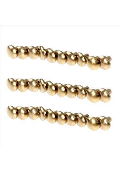 30X Arc Katı Pirinç Düğmesi Saplama Vida Tırnak Vidası Sırt Deri Perçin Kemeri 6mm (Yurt Dışından)