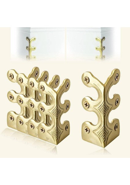 10 Adet Süpürgelik Köşe Koruyucular Brass Süpürme Tahtası Köşe Koruyucuları Dekoratif Koruyucu Kapak Masa Dolabı Için (Yurt Dışından) modelleri