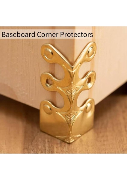 10 Adet Süpürgelik Köşe Koruyucular Brass Süpürme Tahtası Köşe Koruyucuları Dekoratif Koruyucu Kapak Masa Dolabı Için (Yurt Dışından) indirimleri