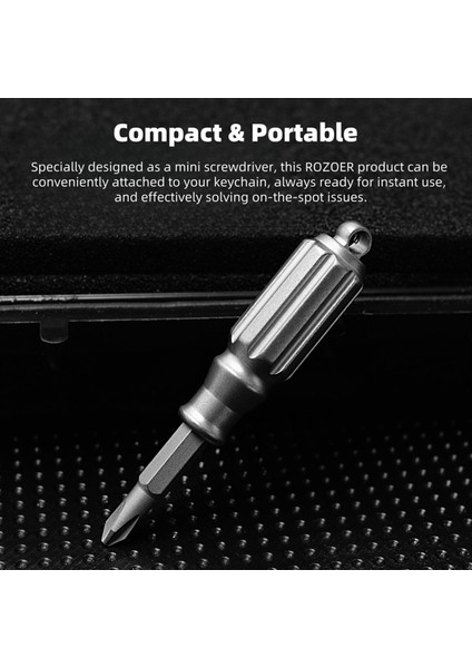 Titanyum Mini Tornavida Anahtarlık-Taşınabilir ve Manyetik Mini Tornavida Hareket Halindeki Uygulamalar ve Hızlı Düzeltmeler Için (Yurt Dışından) fırsatları