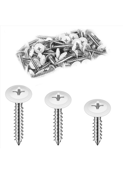 240X Beyaz Vidalar Ahşap Beyaz Sac Metal Ipi Kafes Kafası Hızlı Kendi Kendine Tapan Beyaz Pan Dolap Vidaları (Yurt Dışından) fiyatları