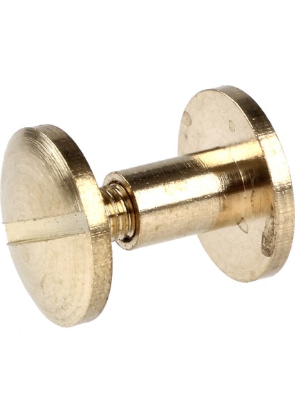 20X Arc Katı Pirinç Düğmesi Saplama Vidalı Tırnak Vidası Sırt Deri Perçin Kemeri 6mm (Yurt Dışından) fiyatları