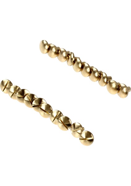 20X Arc Katı Pirinç Düğmesi Saplama Vidalı Tırnak Vidası Sırt Deri Perçin Kemeri 6mm (Yurt Dışından) indirimleri